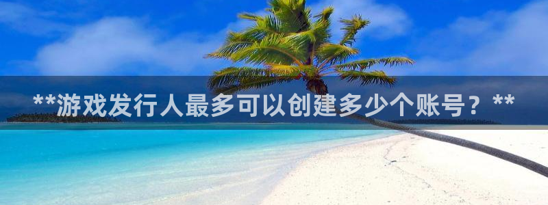 新城平台平台最新活动有哪些：**游戏发行人最多可以创建多少个账号？**