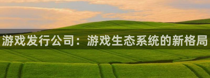 新城平台江7O777：游戏发行公司：游戏生态系统的新格局