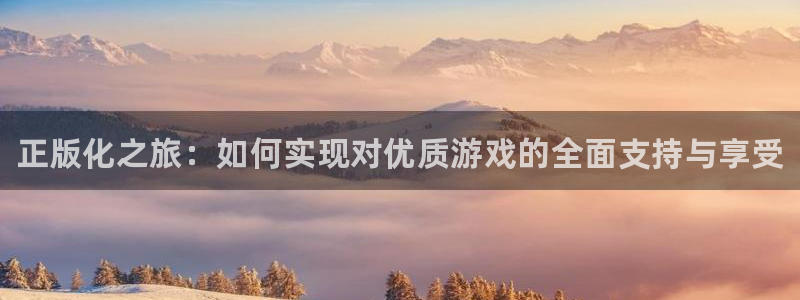 新城平台属于哪个系列：正版化之旅：如何实现对优质游戏的全面支持与享受